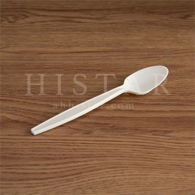 Biodegradable corn starch cake spoon