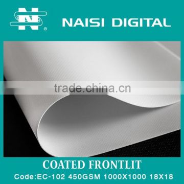coated pvc frontlit flex advertisement banner 450gsm