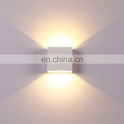 6W LED Wall Lamp Up and Down Aluminum Decorate Wall Indoor bedroom LED Wall Light