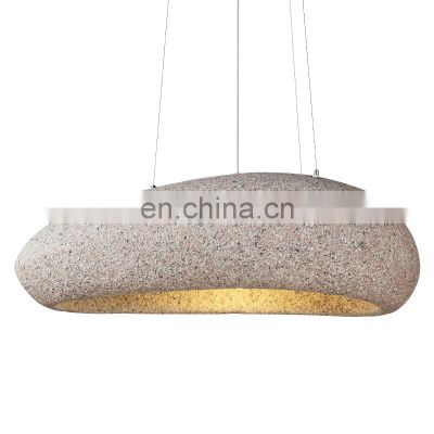 New Fashion Vintage Design Terrazzo Cement Pendant Lamp Home Decorate Chandeliers For Living Room cement pendant light