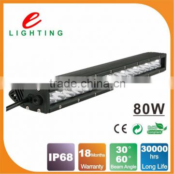High quality 80w 8x10w led light bar 12v