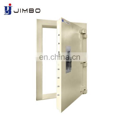 JIMBO Customize steel security doors double security bank steel metal vault door