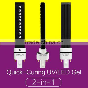 General use uv and LED gel curing bulb nail dryer 365nm+405nm dual core UV Lamp Nail