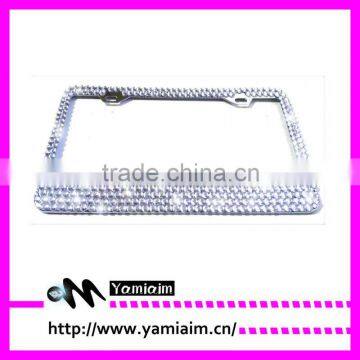 lovely girls license plate frame rhinestone license plate