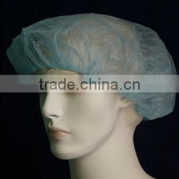 Disposable Nonwoven Bouffant Cap with Elastic Band