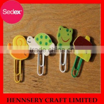high quanlity soft rubber animal paper clips