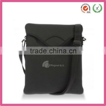 2013 fashion young lady neoprene laptop bag with shoulder strap (factory)