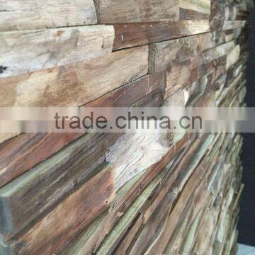 RECYCLED TEAK WALL PANEL