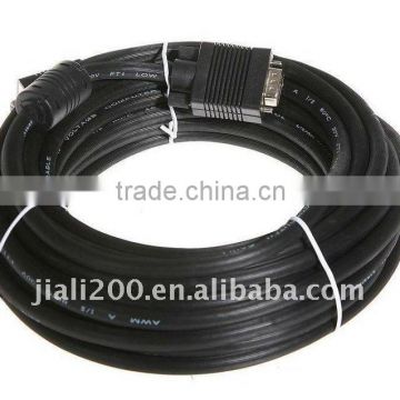 30ft/9m Super Scan HD15P SVGA/VGA Cable Male/Male with 2 ferrites