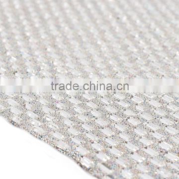 2016 best factory price bestselling hot fix 3 mm AB color resin diamond rhinestones mesh for shoe decorations(DIA)