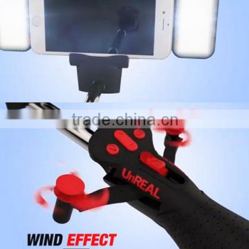 2016 New Arrival Extendable Wireless Selfie Stick with Fan, Folding Handheld Selfie Stick with Light                        
                                                Quality Choice