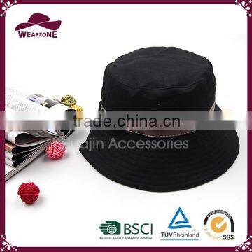 Wholesale ladies summer fashion oiled cotton hat