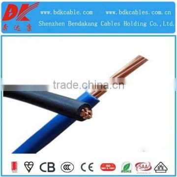 copper conductor pvc insulated earth cable 1.5mm2 single core 450/750v cable flexible pvc insulated electric cable