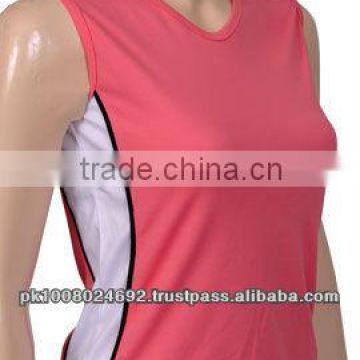 Women Tanktop Girls Fashion Short Sleeve Tennis wear
