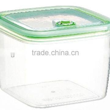 650ml date square plastic airtight food container