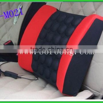 12V car massage waist cushion,home /office waist support cushion,lumbar back cushion
