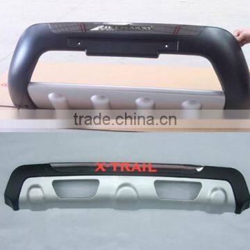 X-Trail front+rear buper guard, front+rear bumper guard for X-Trail210-2012