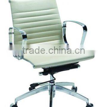 Ergonomic armless leather chair for office room/ best office lifting chair