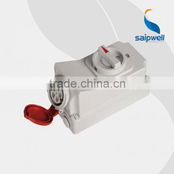 Saipwell 3-pin Plug Socket 16a Industrial Plug And Socket