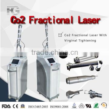 Wrinkle Removal Co2 Laser/ High Quality RF Metal Tube Fractional Co2 Laser Ultra 15W(20W) Pulse Machine With Vaginal Tightening Medical CO2 Laser Machine With CE Face Whitening