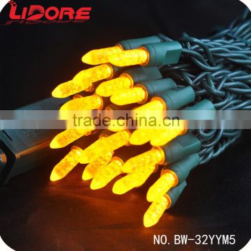 LIDORE UL M5 Yellow Holiday Decorations LED String Light