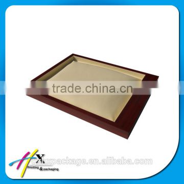 Large personalized wooden tray for men watch