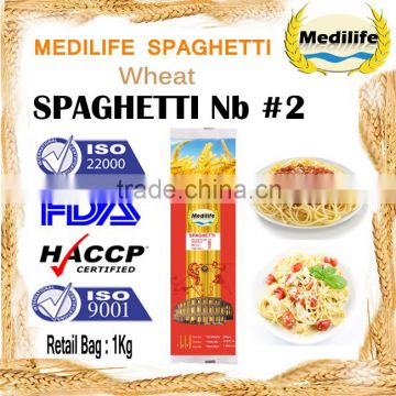 Durum Wheat Semolina Flour pasta, Spaghetti Pasta, Spaghetti Nb#2 1Kg Bag.