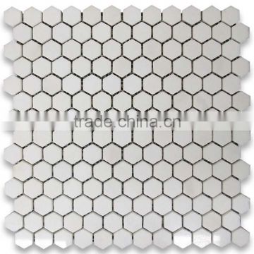 MM-CV230 Chinese house design natural stone hexagon marble mosaics