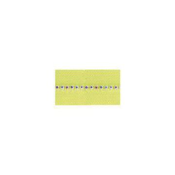 Sparkle Decorative Diamond Zipper With Rhinestone Slider Colorful # 5