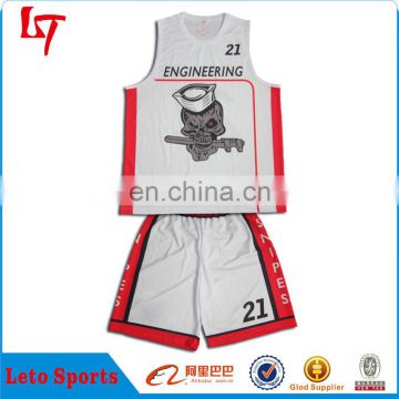 european custom design white basketball jersey uniform