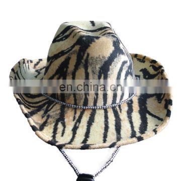 MCH-2094 Party Carnival cheap adult stripes floppy hat wide brim fedora hat
