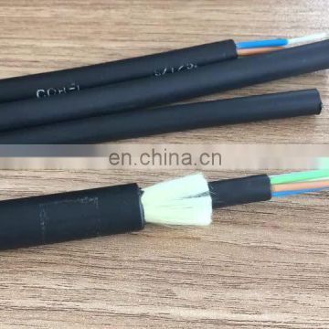 4 6 8 12 24 Cores Central Loose Tube Fiber Optic Cable 50/125 OM4 Outdoor Aerial Duct Cable