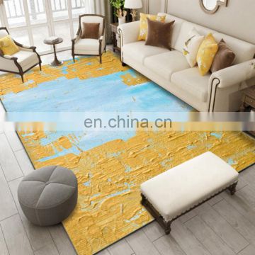 Chinese custom 3D printed  floor carpets for living room
