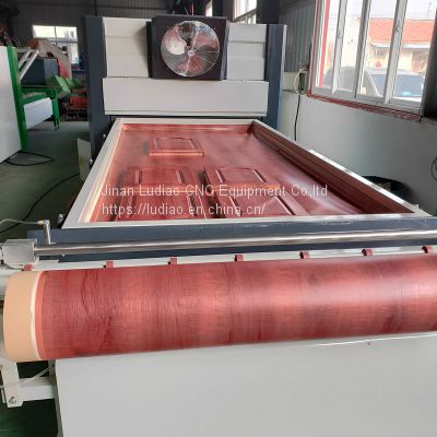 High and lower pressure PVC film vacuum membrane laminating press machine  PVC foil vacuum hot press machine