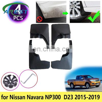 for Nissan NP300 Navara D23 2015 2016 2017 2018 2019 Mudguards Mudflaps Fender Guards Splash Mud Flaps Rear Wheel Accessories