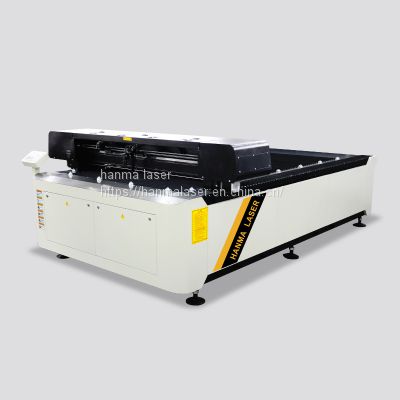 High quality CNC NJP1325 CO2 laser cutting and engraving steel, wood, acrylic machine II-VI lens and mirror cutting machine