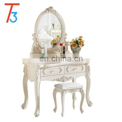 Make up dresser table with mirror bedroom dressing table Home Furniture Modern Bedroom Vanity Table