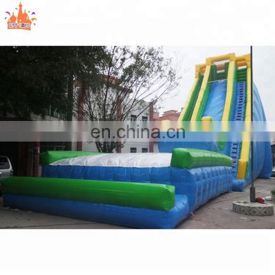Hot selling combo inflatable bounce and giant inflatable water slide for adult
