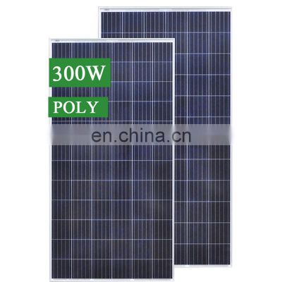 China Polycrystalline 300W solar power system PV module cell panel high efficiency bipv photovoltaic solar panels for home