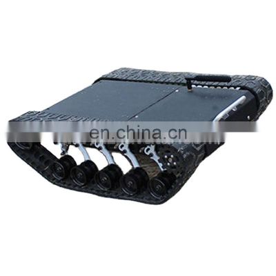 AVT-6T small rubber crawler robot chassis commercial robot with excellent off-road performance stable working