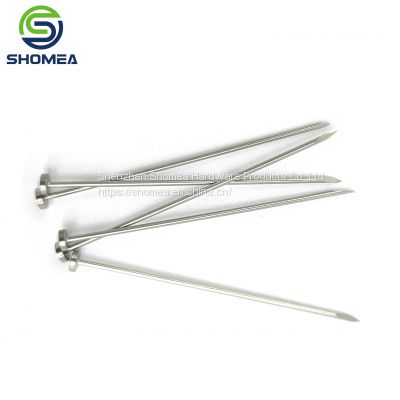 Shomea Customized Electrolytic polishing 304/316  Stainless Steel pushpin Needle Welded Round steel sheet