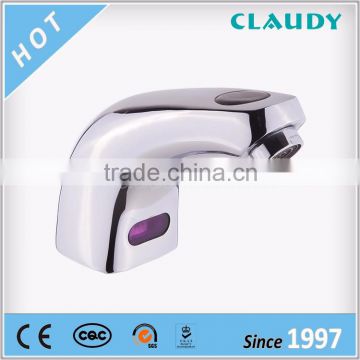 Made in China Brass Chrome Finish Solid Brass Commercial Automatic Shut off Faucet
