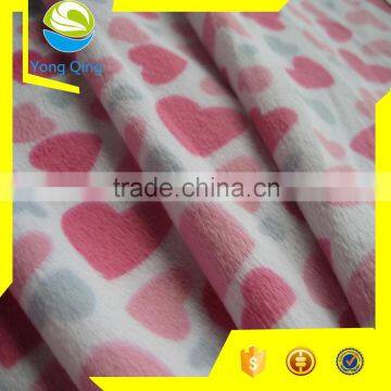 Warp knitting polyester printed fabric and textile