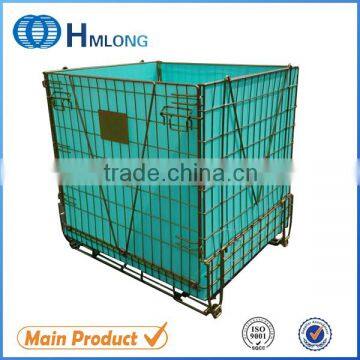 Foldable metal wire warehouse storage cage pet preform                        
                                                Quality Choice