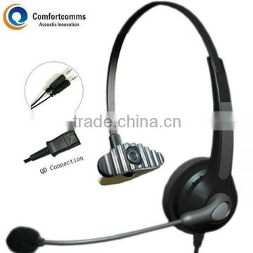 Best price computer call center headphone HSM-900NPQDJ3.5D