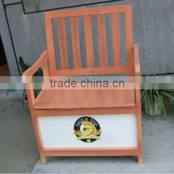 wooden Storage chair