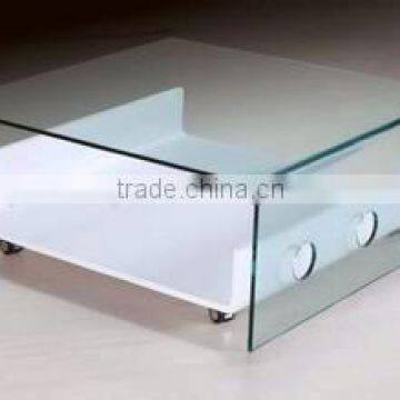 Tempered glass tea table with AS/NZS2208:1996, BS6206, EN12150 certificate