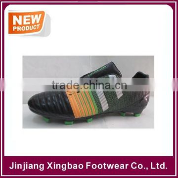 2014 Nitrochargee 3.0 FG Black Silver Gold M29900 Soccer Cleats Shoes Firm Ground Mens Football Boots Made in Jinjiang
