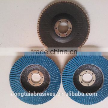 115 cheap zirconia flap disc with strong fiber glass