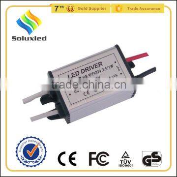 5x1w led driver waterproof ip67